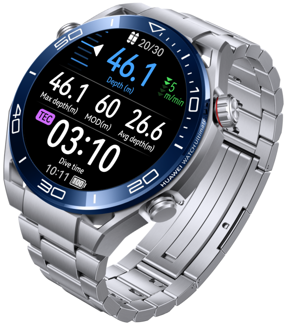 HUAWEI WATCH Ultimate professional diving data monitoring