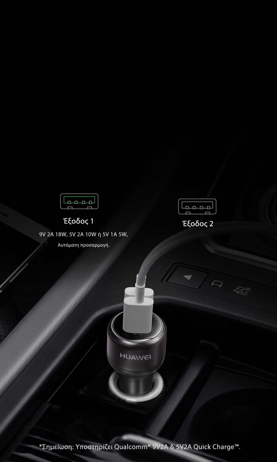 9 V 2 A 18 W QuickCharge™