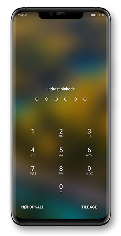 Lock screen password