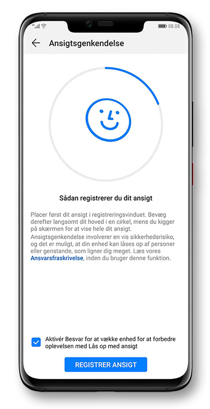 Face recognition