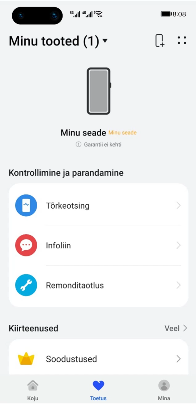 Find service on your fingertips