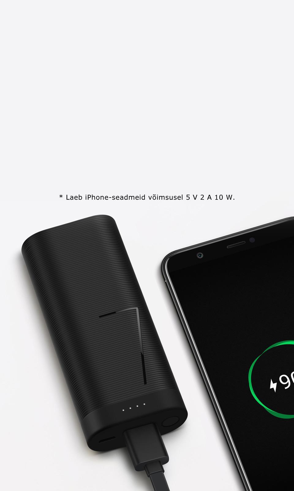 Kahesuunaline 10 W laadimine
