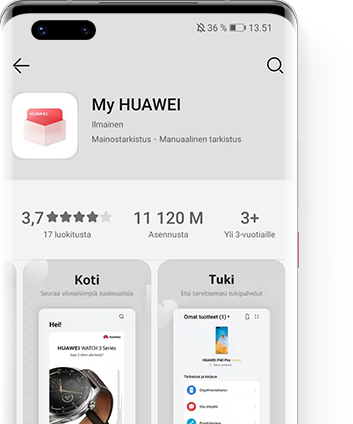 Päivitä Tuki-sovelluksen kautta