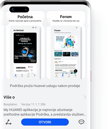 Ažurirajte putem AppGallery