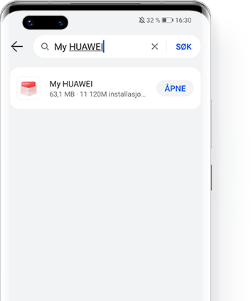 Oppdater via AppGallery