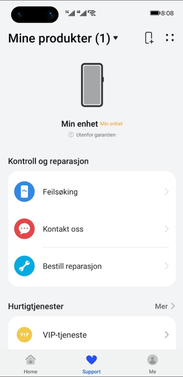 Praktiske tjenester lett tilgjengelig