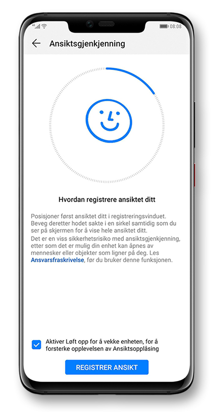 Face recognition