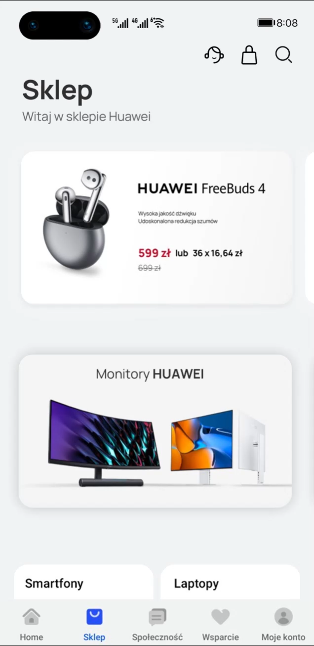 Shop with Huawei