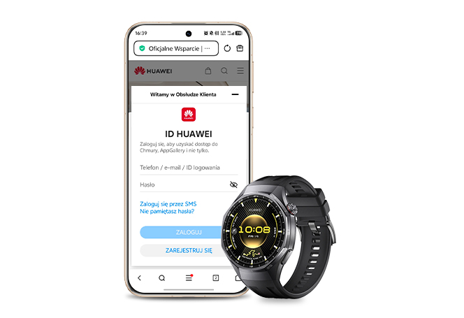 Resetowanie hasła do konta HUAWEI ID