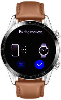 Confirm pairing on the watch end