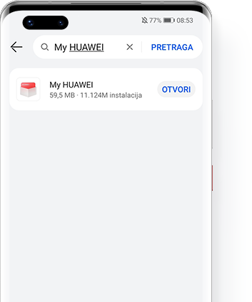 Ažuriranje putem AppGallery
