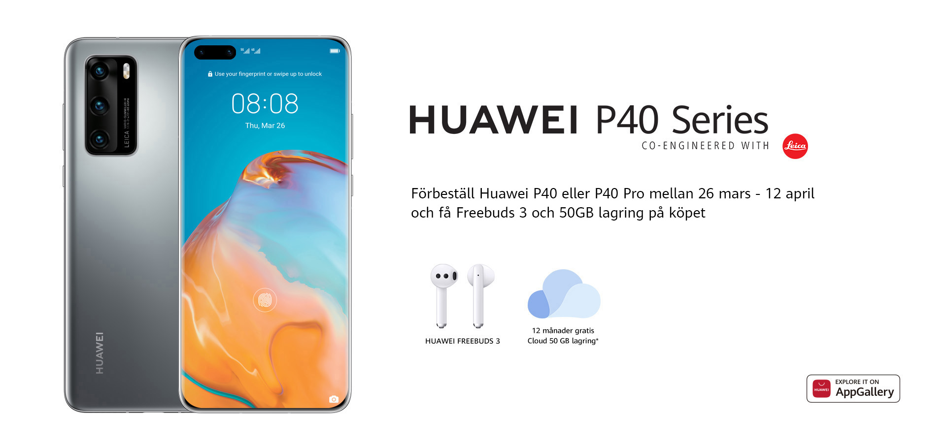 When you buy your HUAWEI mate20 pro or HUAWEI p20 pro, you get a watch gt for free