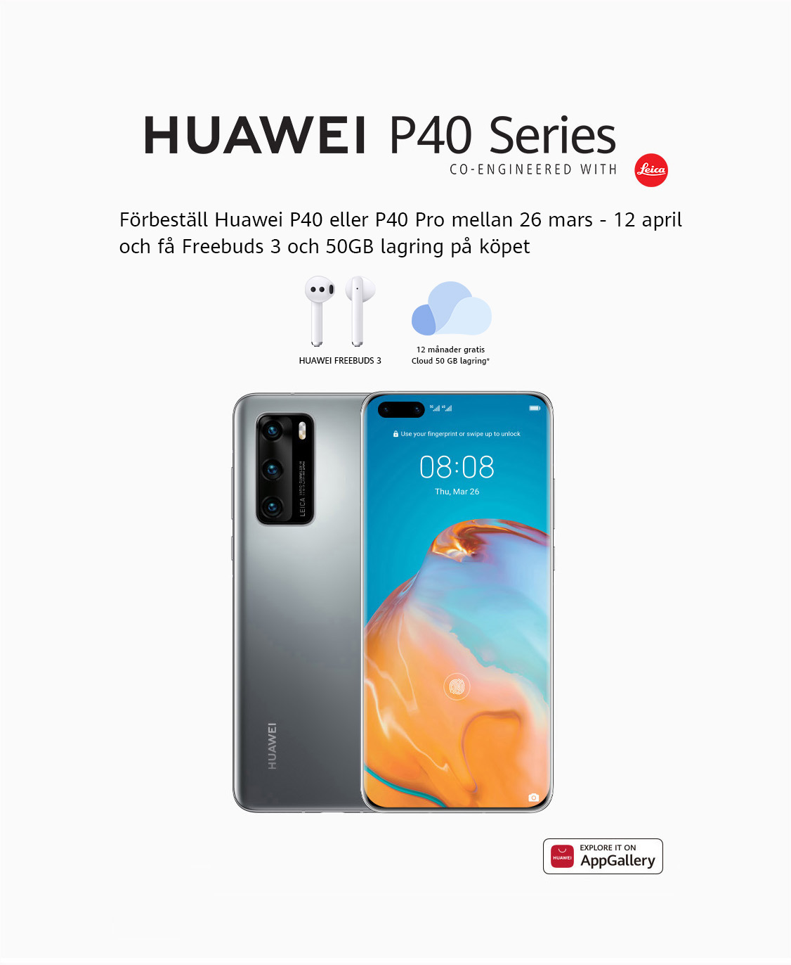  When you buy your HUAWEI mate20 pro or HUAWEI p20 pro, you get a watch gt for free