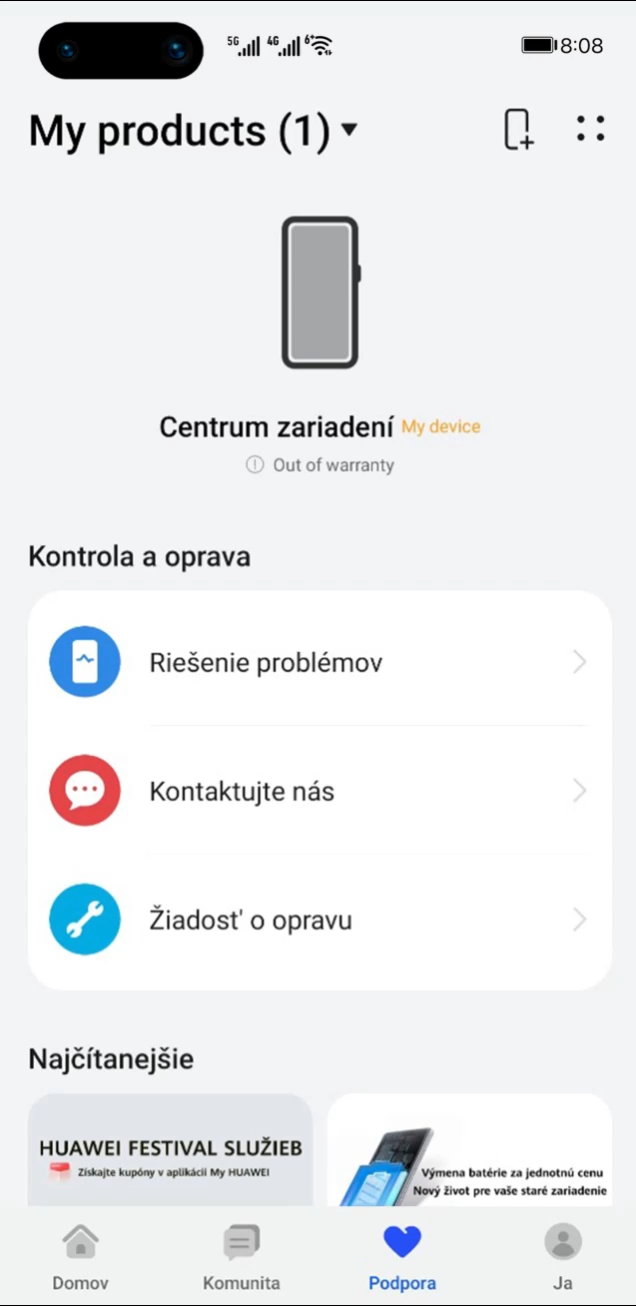 Praktické služby vo vašich rukách