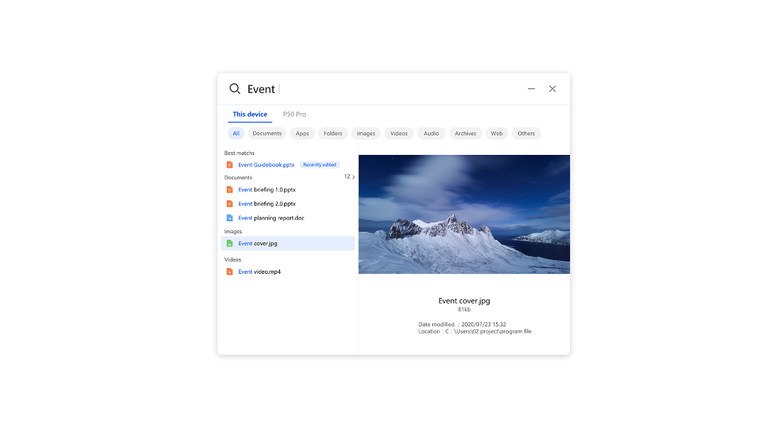 HUAWEI Smart Office AI Search