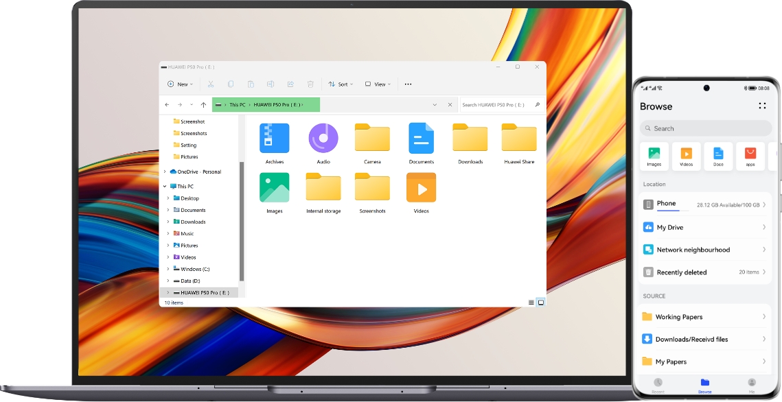 HUAWEI Smart Office Multi-Device Files