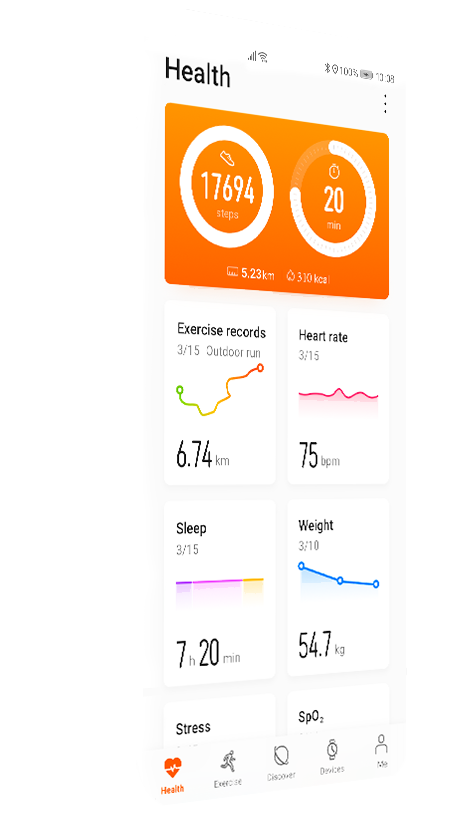 huawei sports and heath app