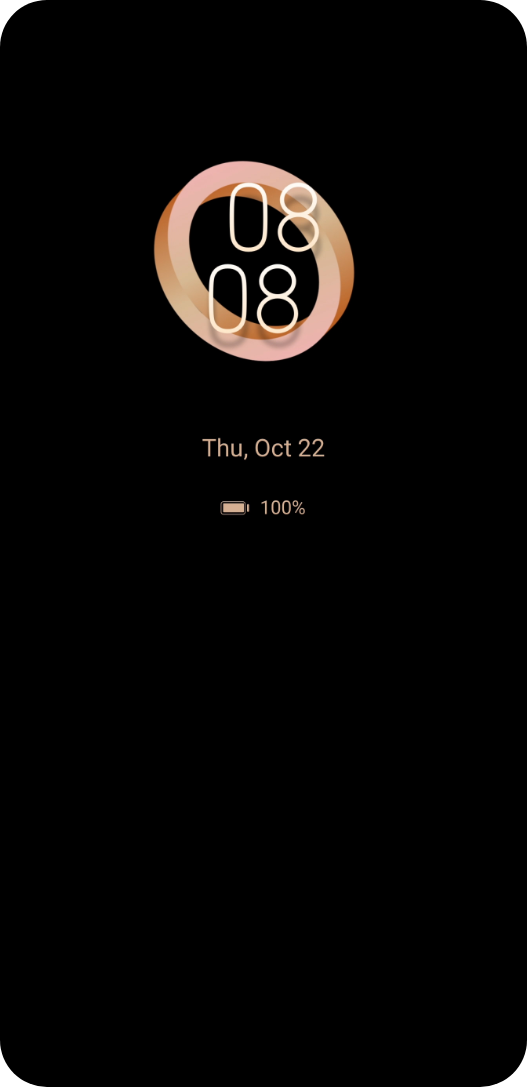 HUAWEI EMUI 11 AOD-Bubbles