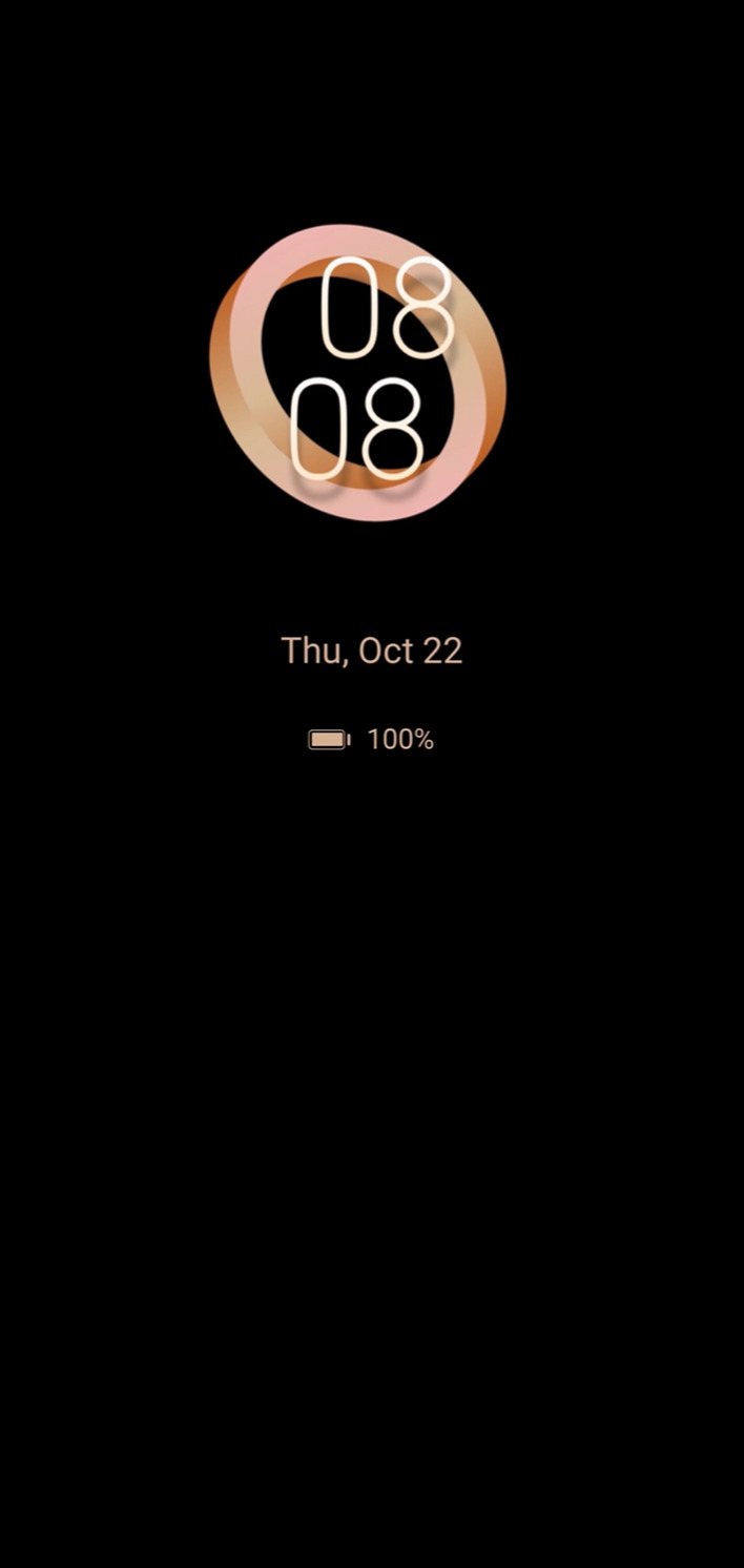 HUAWEI EMUI 11 AOD-Bubbles
