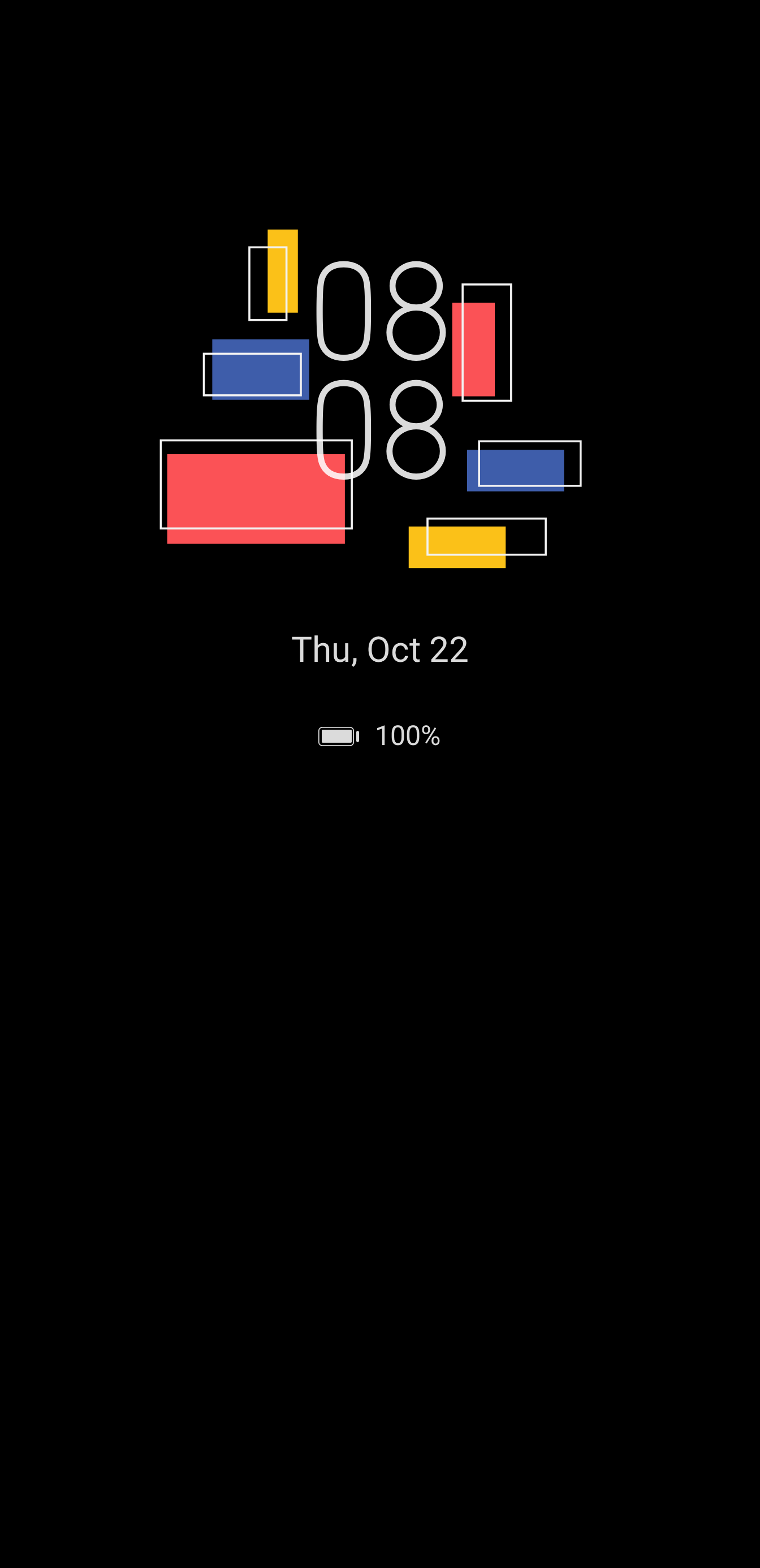 HUAWEI EMUI 11 AOD-Mondrian