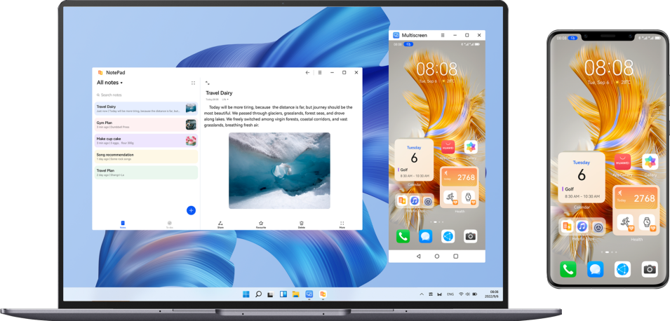 EMUI 13 Operating System Large Landscape Window