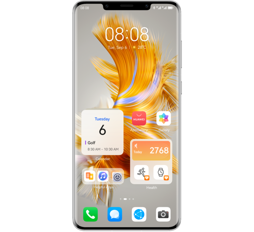 EMUI 13 Operating System resizable smart folders