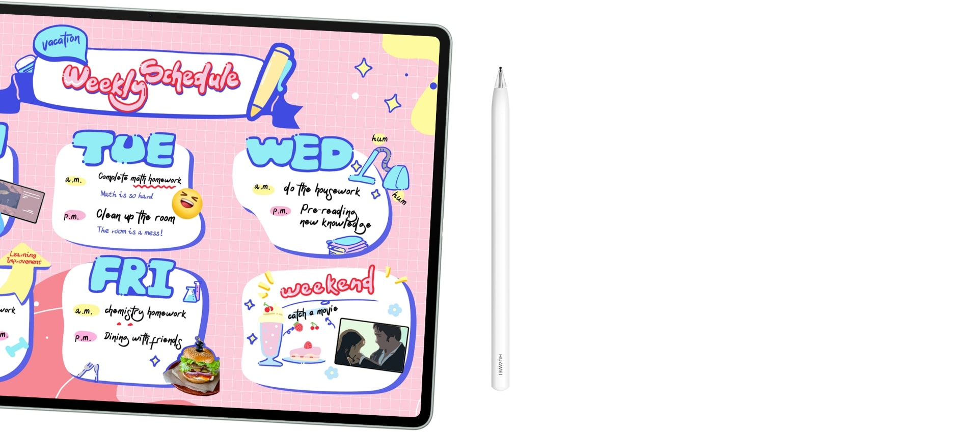 More features of HUAWEI Notes