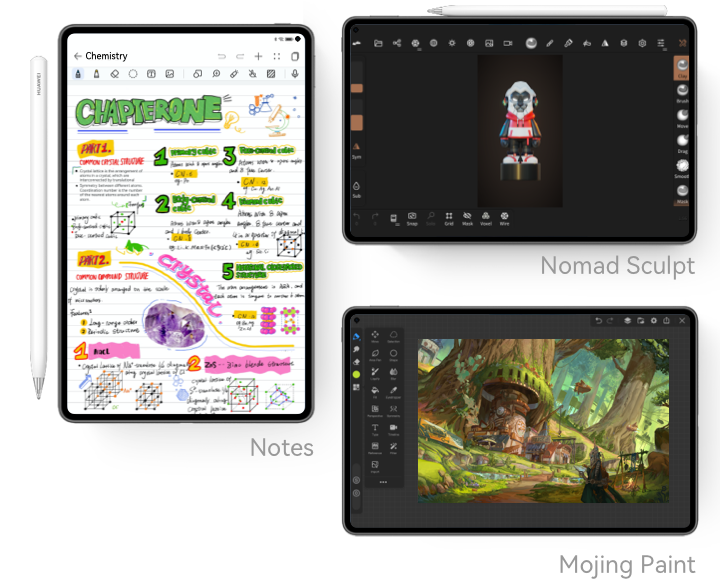 Huawei m-pencil tilt pressure