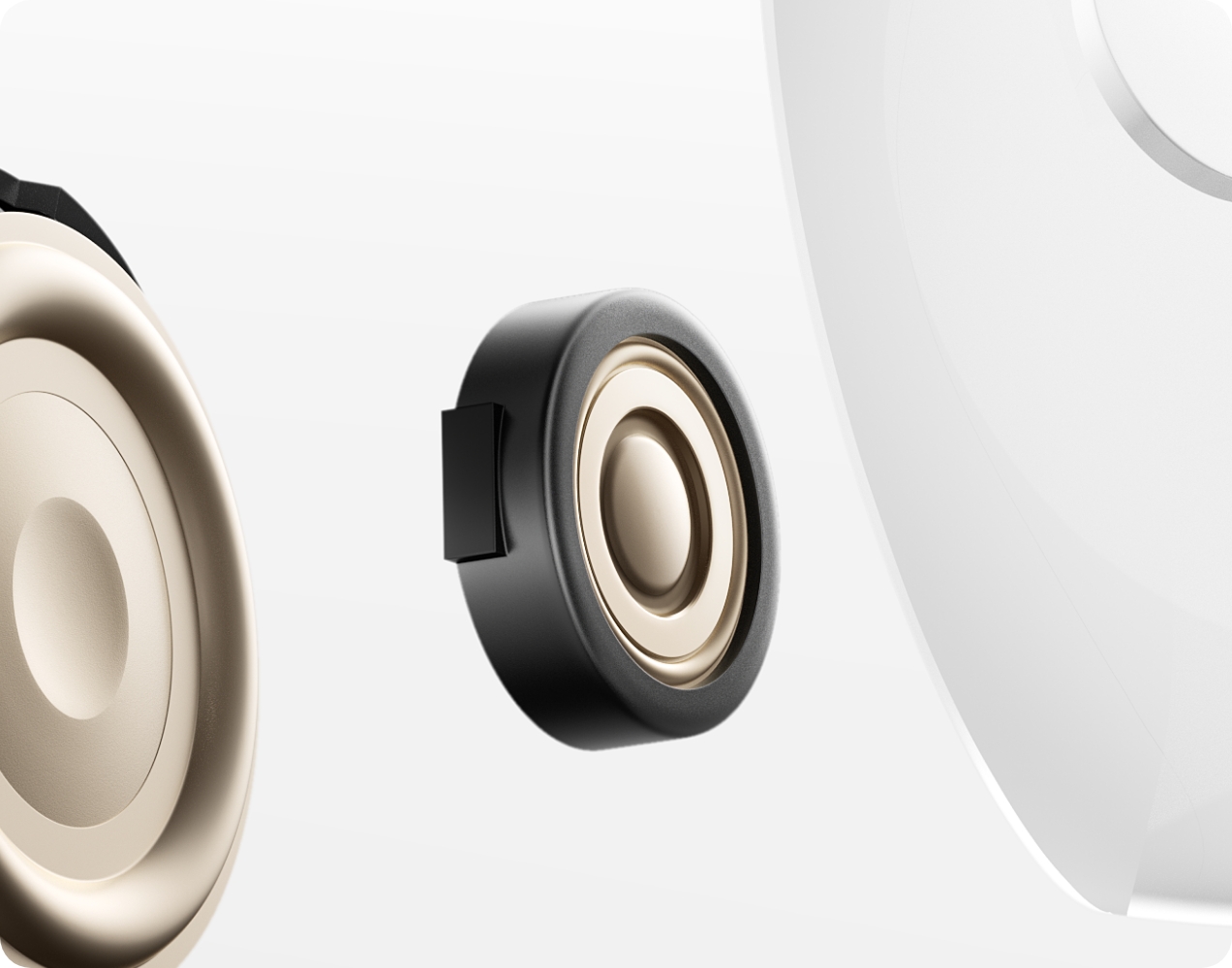 Shows the high-frequency driver in HUAWEI FreeBuds Pro 5 and its soaring treble performance in a video.