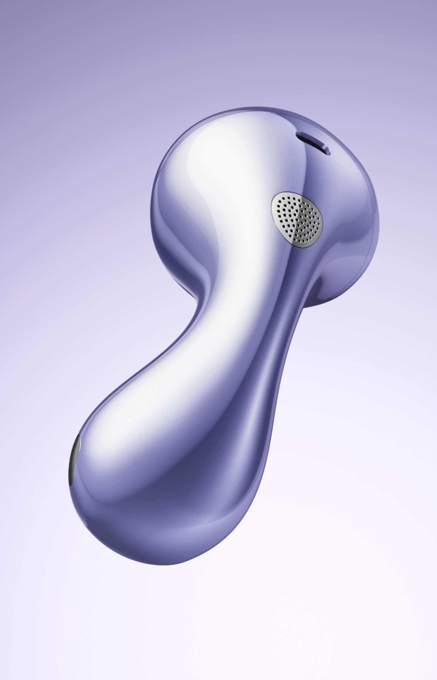 Shows the droplet design on HUAWEI FreeBuds 6.