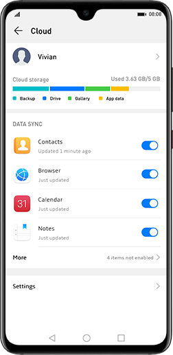 HUAWEI Mobile Cloud is now enabled