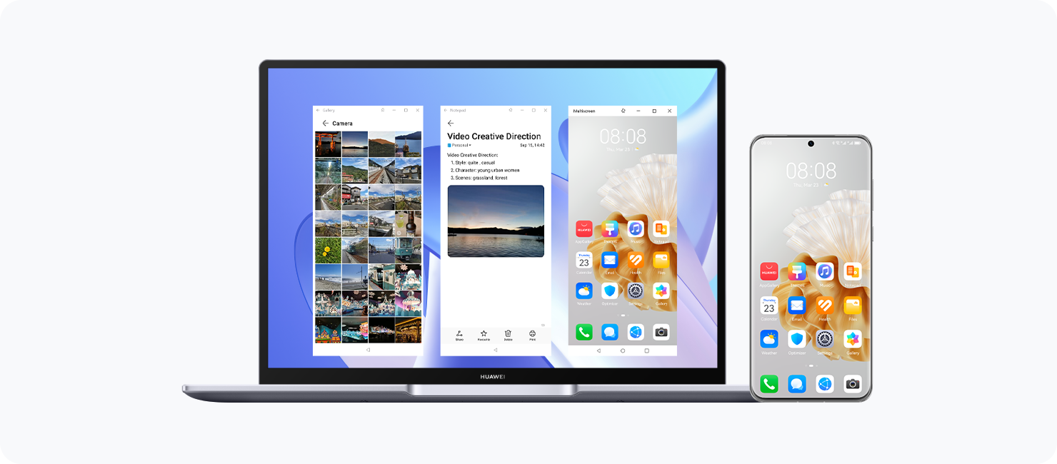HUAWEI MateBook 14 2023 phone collaboration