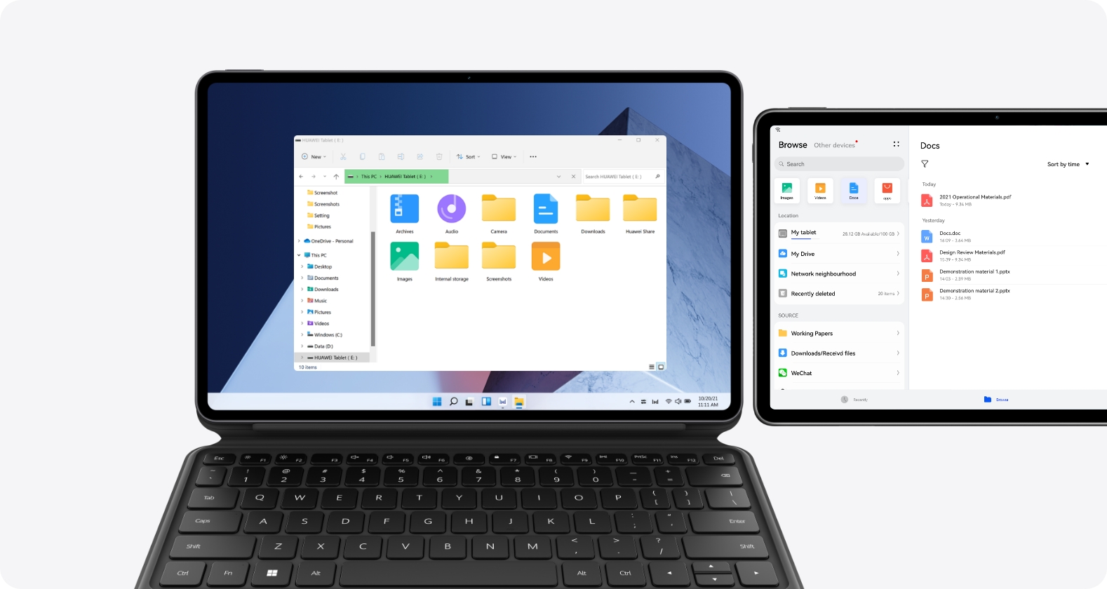 HUAWEI MateBook E-transfer