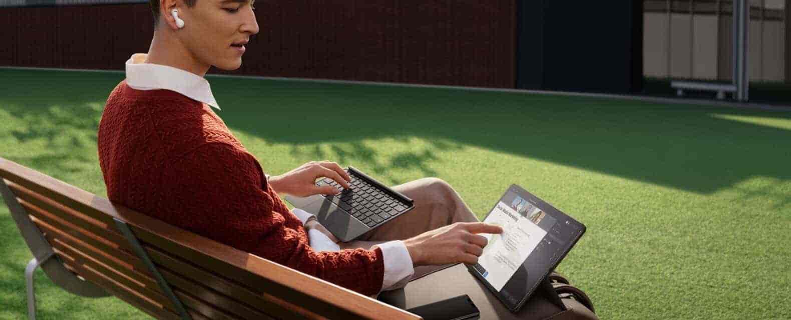 HUAWEI MateBook E detach mode 