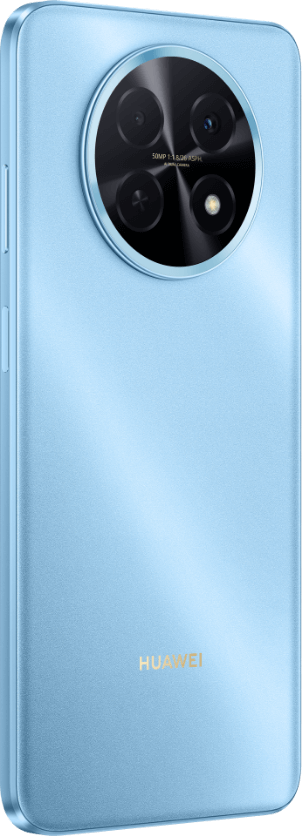 HUAWEI nova 14i blue rear view, display the blue color and star orbit ring design