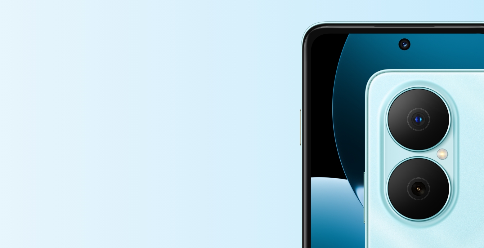 Huawei nova Y73 front and rear cameras