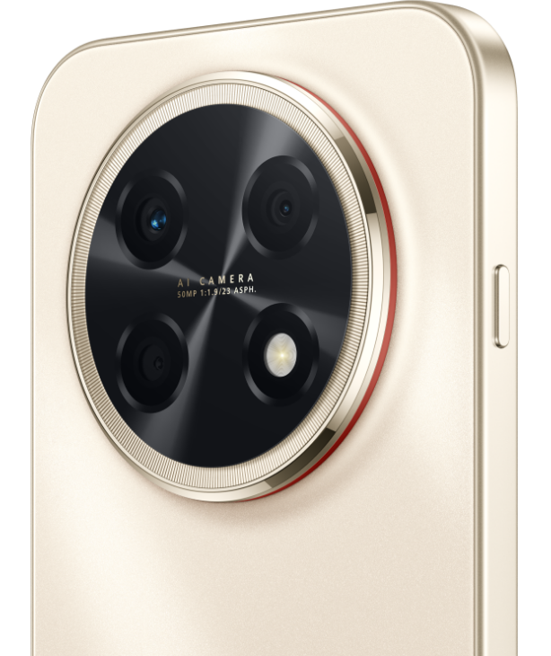 The rear view of HUAWEI nova 15 Max shows its 50 MP RYYB ultra-clear camera