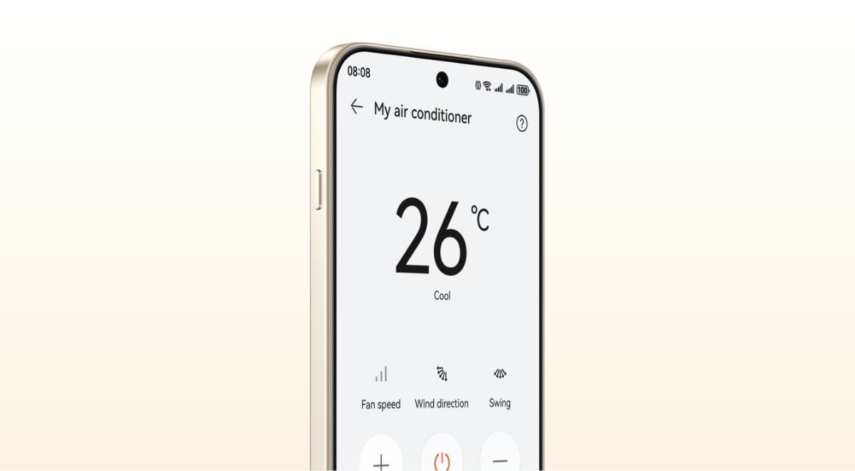 The interface of HUAWEI nova 15 Max shows its smart remote control function