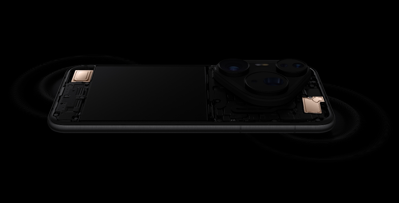 HUAWEI Pura 80 Pro dual speaker structure, display the 10x larger sound cavities