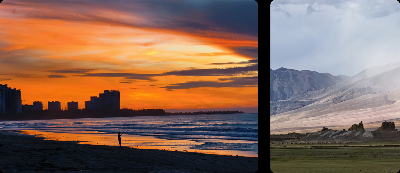 Telephotos taken by HUAWEI Pura 80 Ultra, display function of the Switchable Dual Telephoto Camera
