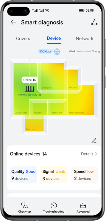 HUAWEI WiFi AX3 Pro smart diagnostics