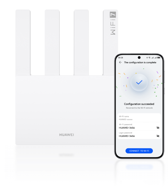 HUAWEI WiFi BE3 configuration