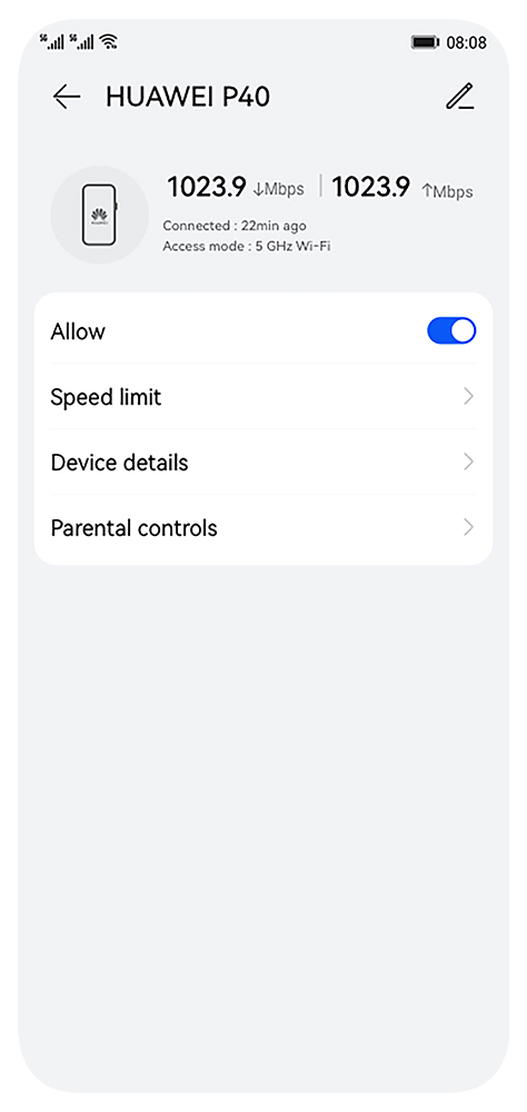 HUAWEI WiFi Mesh 7 Manage Wi-Fi