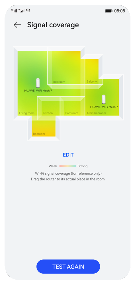 HUAWEI WiFi Mesh 7 Smart diagnosis