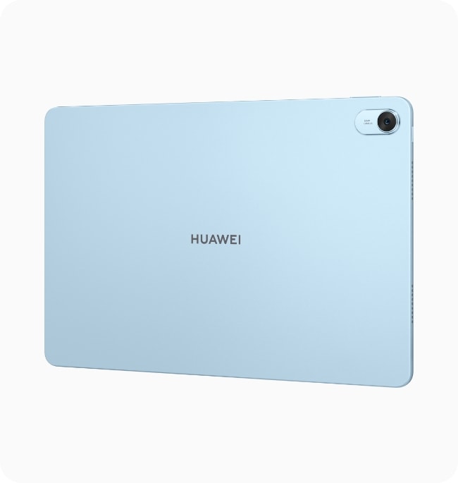 HUAWEI MatePad 11.5 blue rear left view, showing the integrated design.