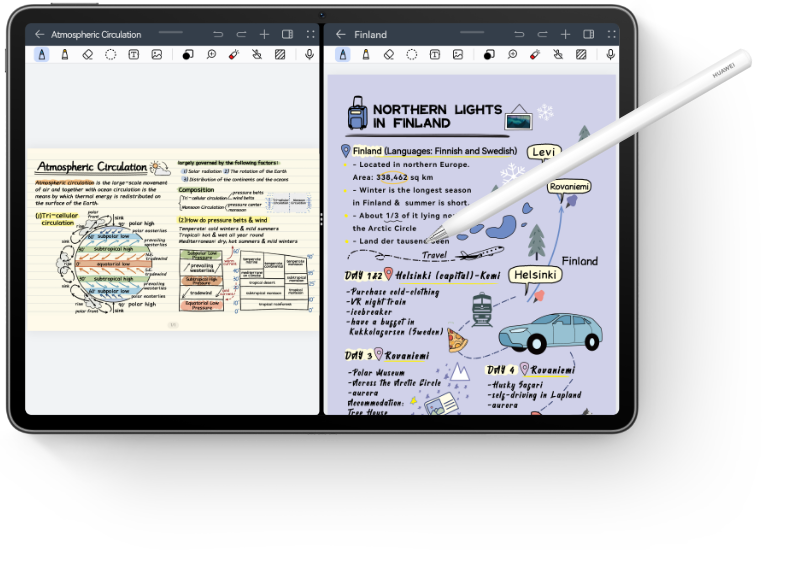 HUAWEI MatePad Air HUAWEI Notes
