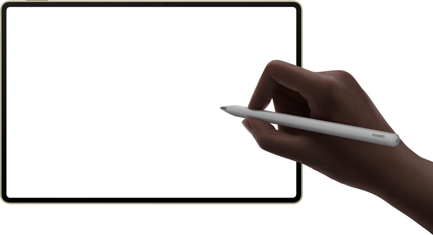 Display a Chinese-style painting using the brush and canvas of the HUAWEI MatePad Pro 12.2-inch