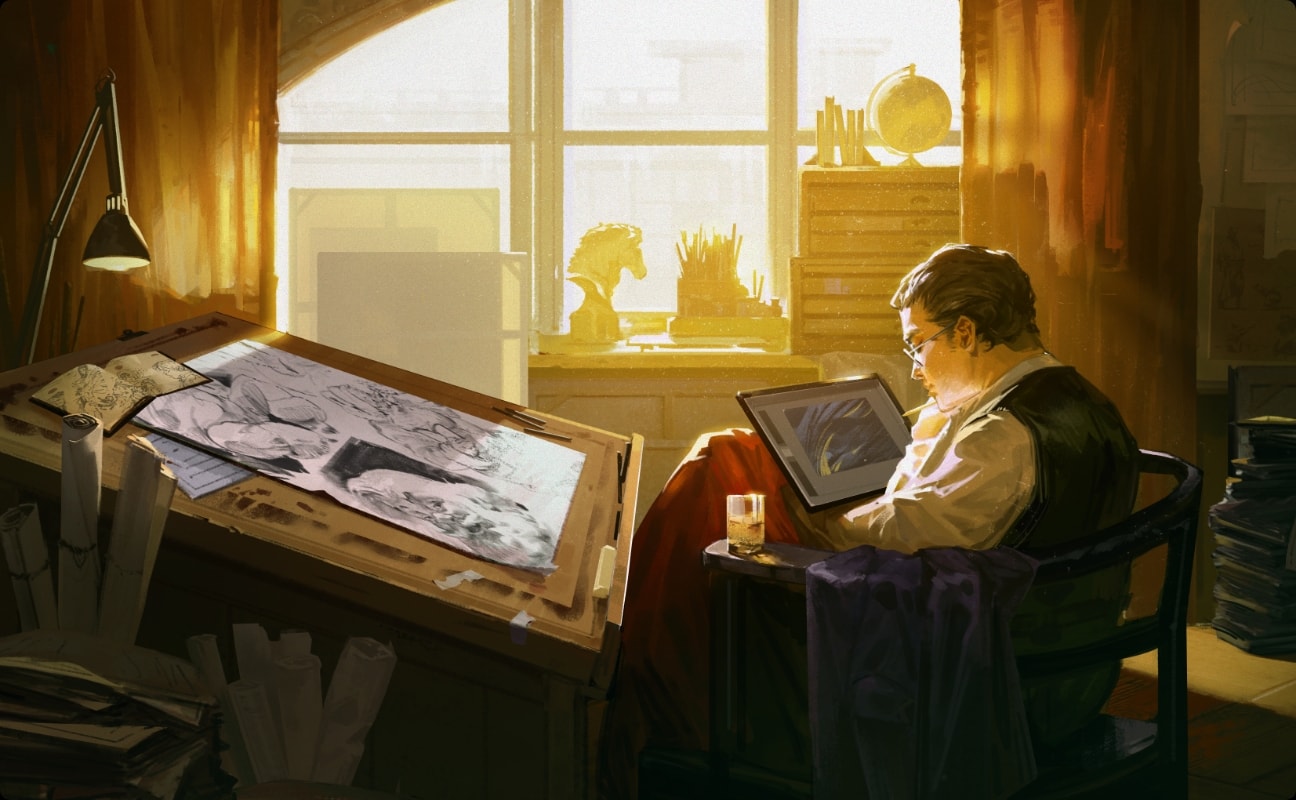 Watercolor painting, gouache painting, illustration, and impasto style works drawn on HUAWEI MatePad Pro 13.2-inch