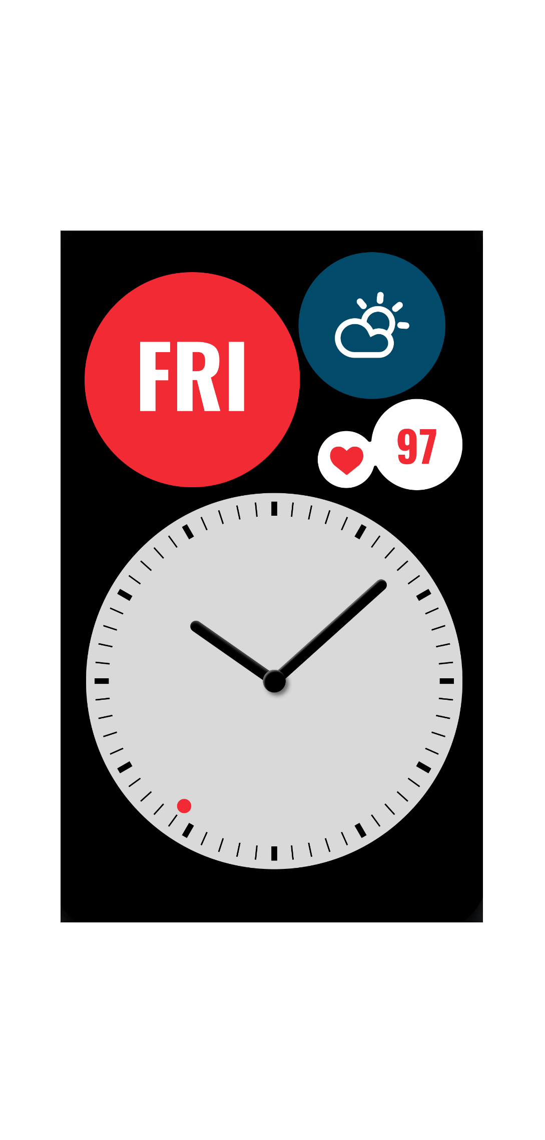 huawei watch fit-colorful watch face