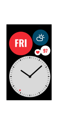 huawei watch fit-colorful watch face